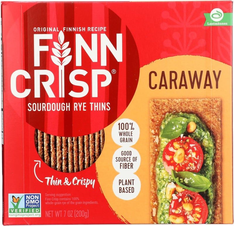 Finn Crisp Caraway Sourdough Rye Thins - Image 1